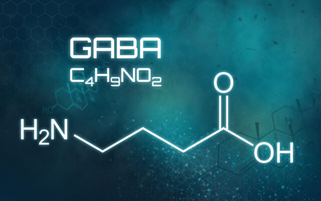 Chemical formula of GABA