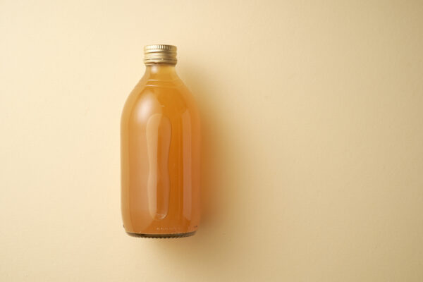 a bottle of apple cider vinegar